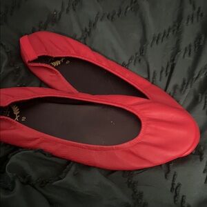 Chic Red Ballet Flats